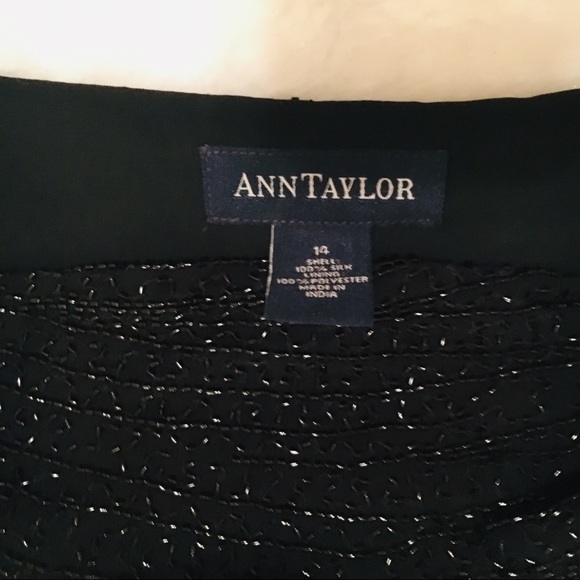 Ann Taylor Silk Beaded Top - Picture 3 of 4